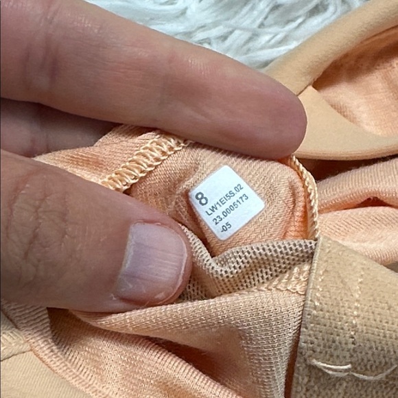 Lululemon Everlux Asymmetrical Tennis Tank Top Summer Glow - Picture 4 of 5